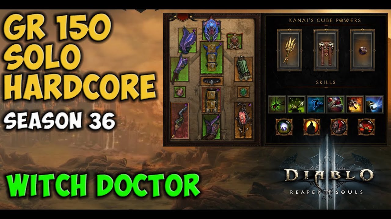 GR 150 Arachyr WD Hardcore Solo Self Found Season 36