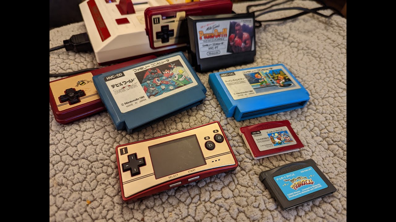 Sendico Unboxing Gameboy and Famicom boxed loot