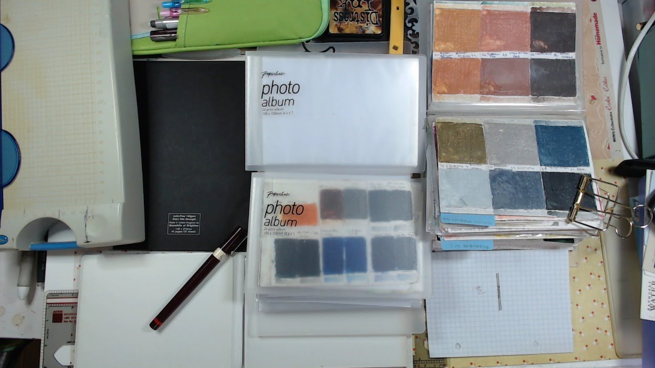 How to make a travel water colour book