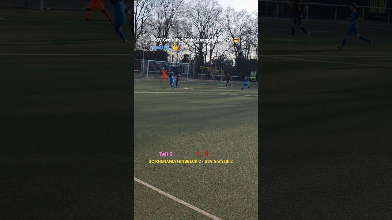 #Torschuss ⚽️ #SSV #Grefrath #2 #Basti S. #verfehlt #knapp 😎 #Kreisliga B1 #SC #Rhenania #Hinsbeck 2