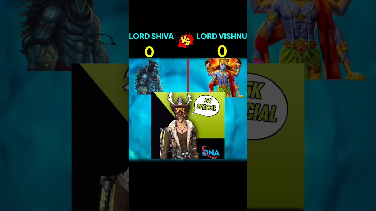 Lord Shiva vs Lord Vishnu COMPARISON ❓ #shorts #god #viral