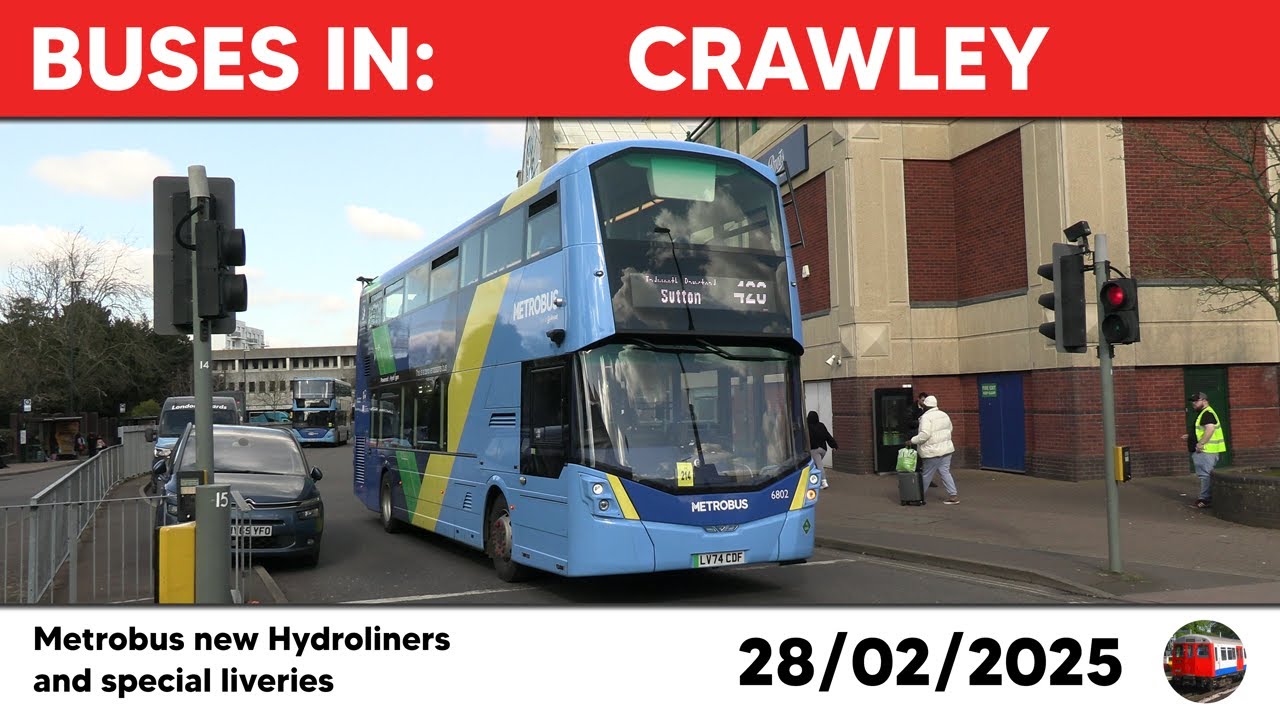 Buses in Crawley 28/02/2025