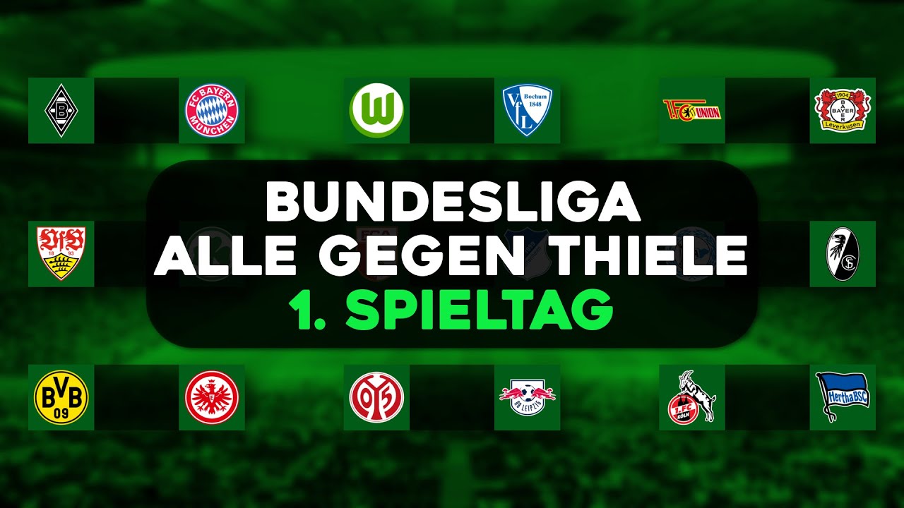 Bundesliga Prognose & Tipps 1. Spieltag | ALLE gegen THIELE!
