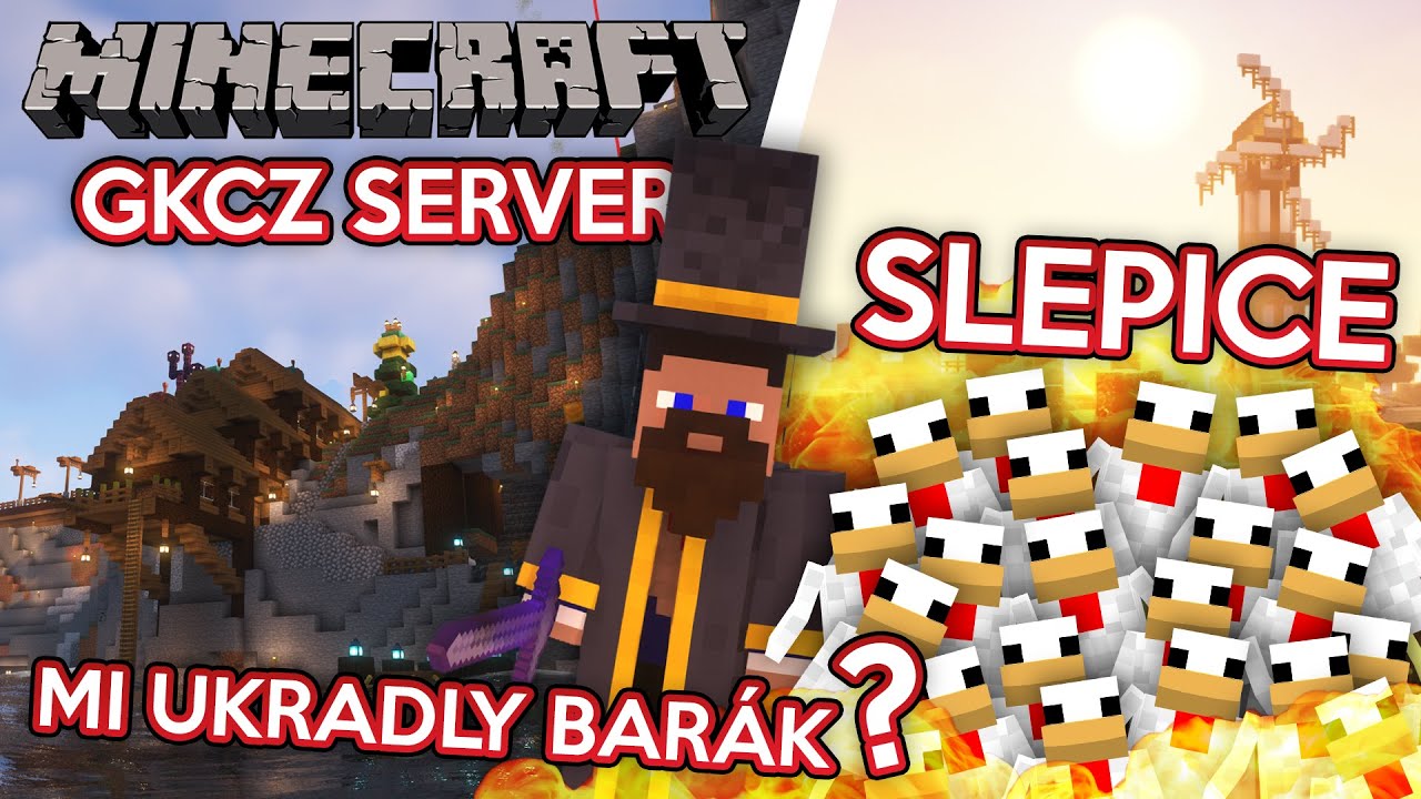 10 000 SLEPIC MI UKRADLO BAR&Aacute;K...? | Update 1.20 | Minecraft GKCZ Server #01