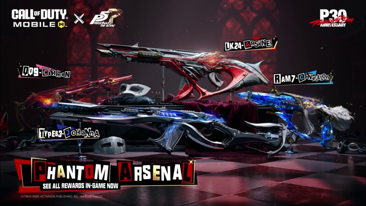 Call of Duty&reg;: Mobile x Persona 5 Royal - Phantom Arsenal Series Armory Trailer