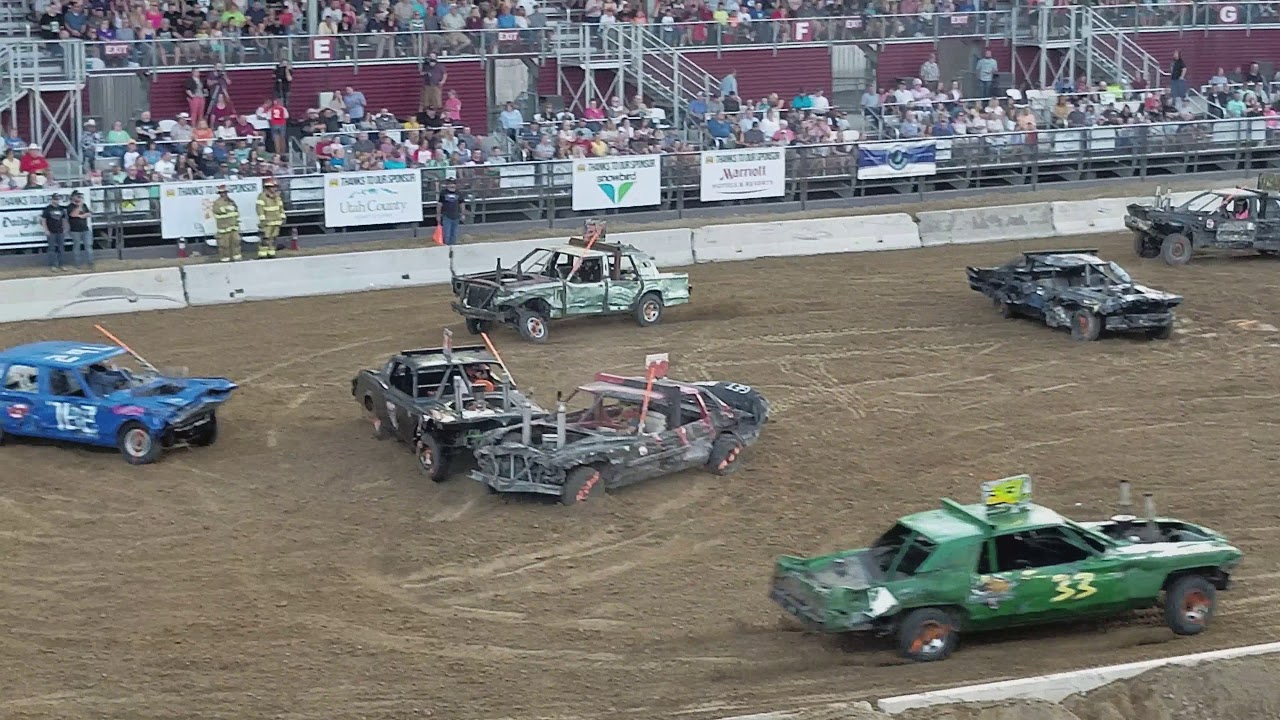 2017 Utah County Fair Demolition Derby