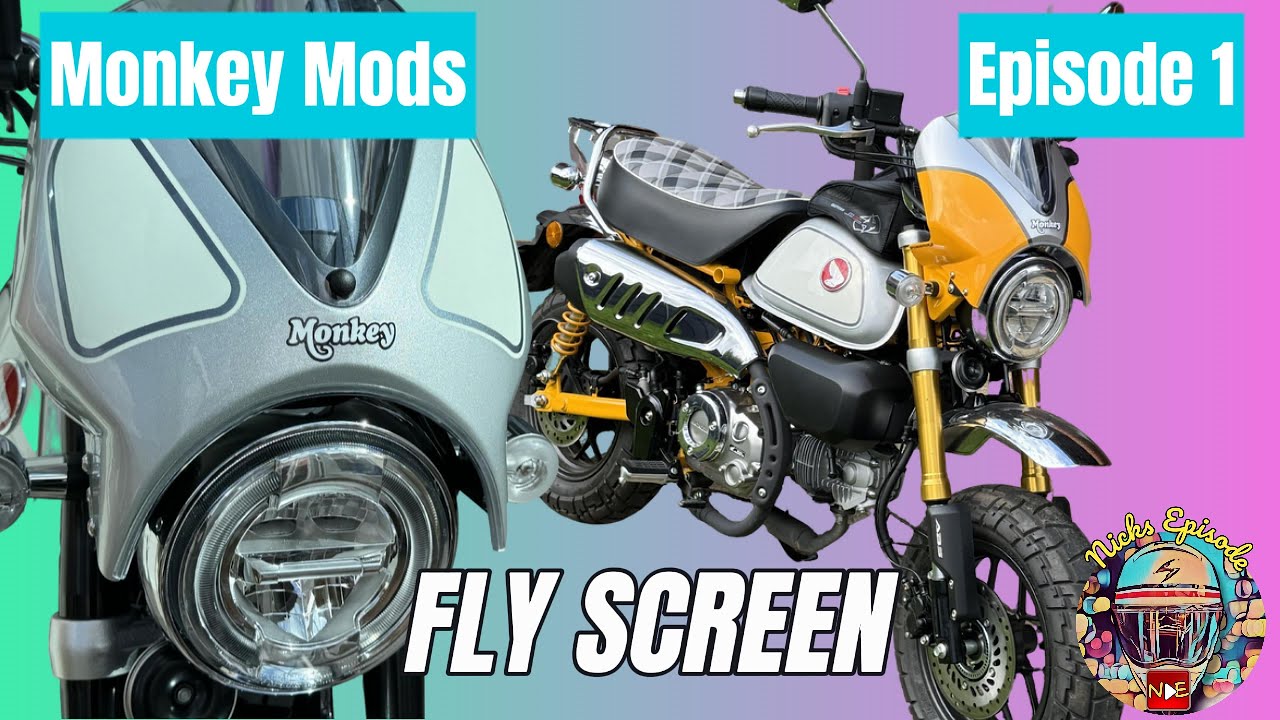 Honda Monkey Windshield Nose Cone Install