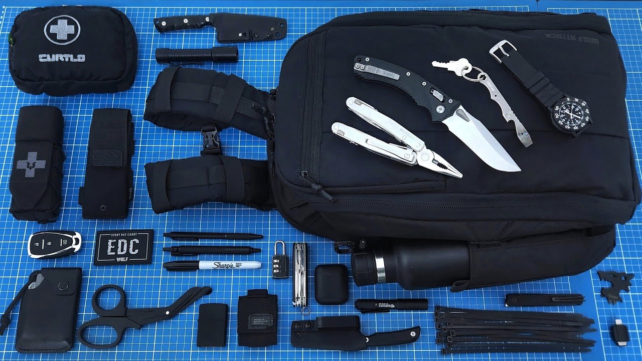 Every Day Carry atualização 22/02/2026. Meu kit EDC na mochila Wolf Attack Grayman Segunda Geração!