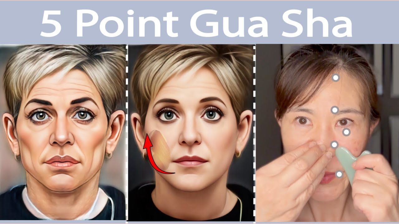 How 5 Point Gua Sha Changed My Face. This is a Game Changer! Sculpt and Contour your Face 💕