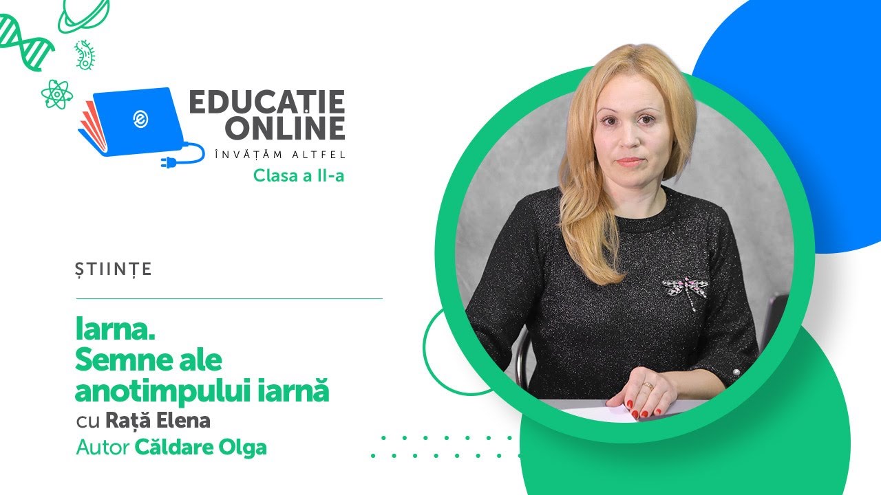 Științe, Clasa a II-a, Iarna. Semne ale anotimpului iarnă