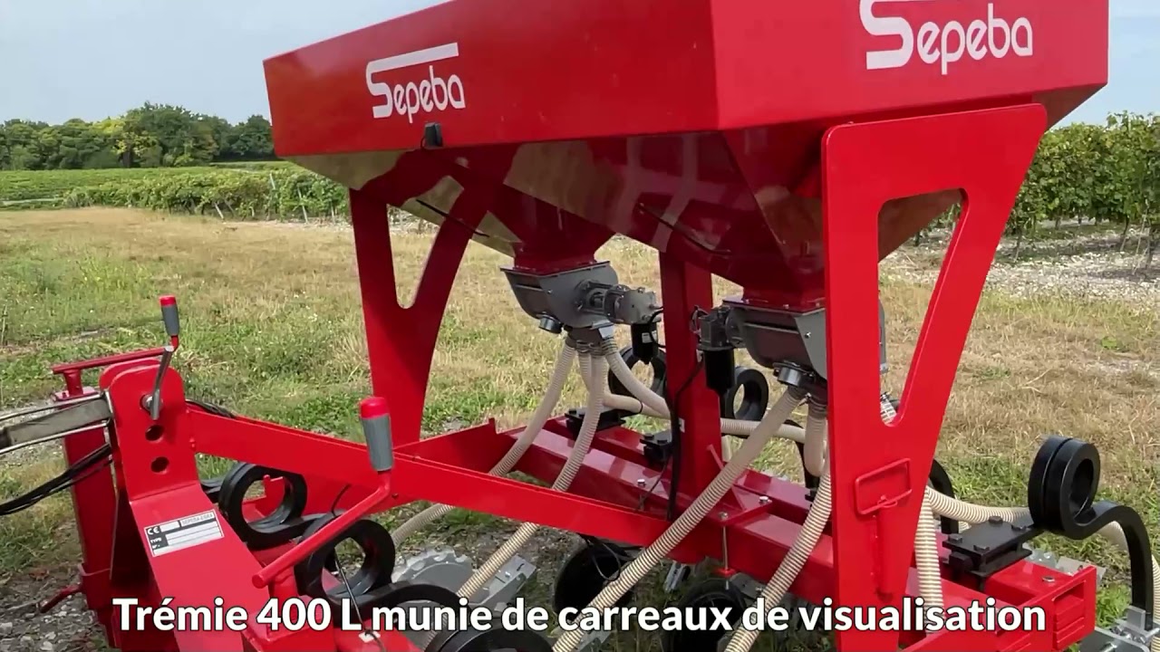 SEPEBA Semoir Viticole semis-direct