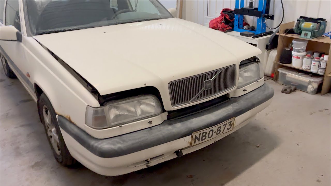 Volvo 850 ami 30 éves és mégis hihetetlen szerelő barát👌csapágycsere