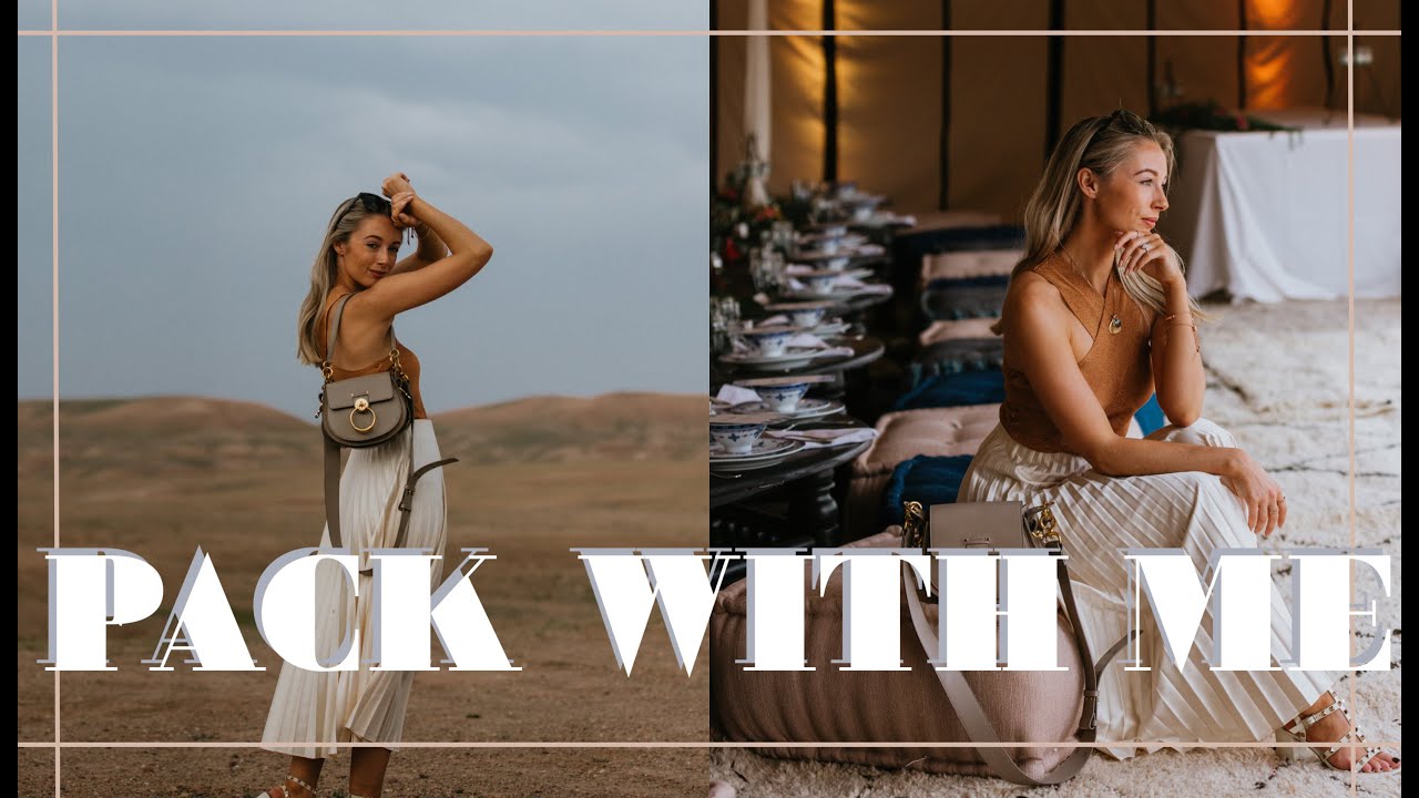 PACK WITH ME // What I'm Wearing In Morocco // Fashion Mumblr