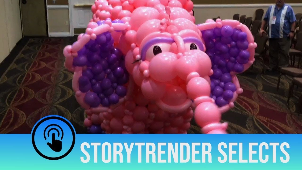 Giant balloon costumes you can wear including elephants, toucans and avocados