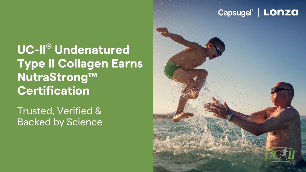 UC-II® Undenatured Type II Collagen Achieves NutraStrong™ Collagen Verified Certification