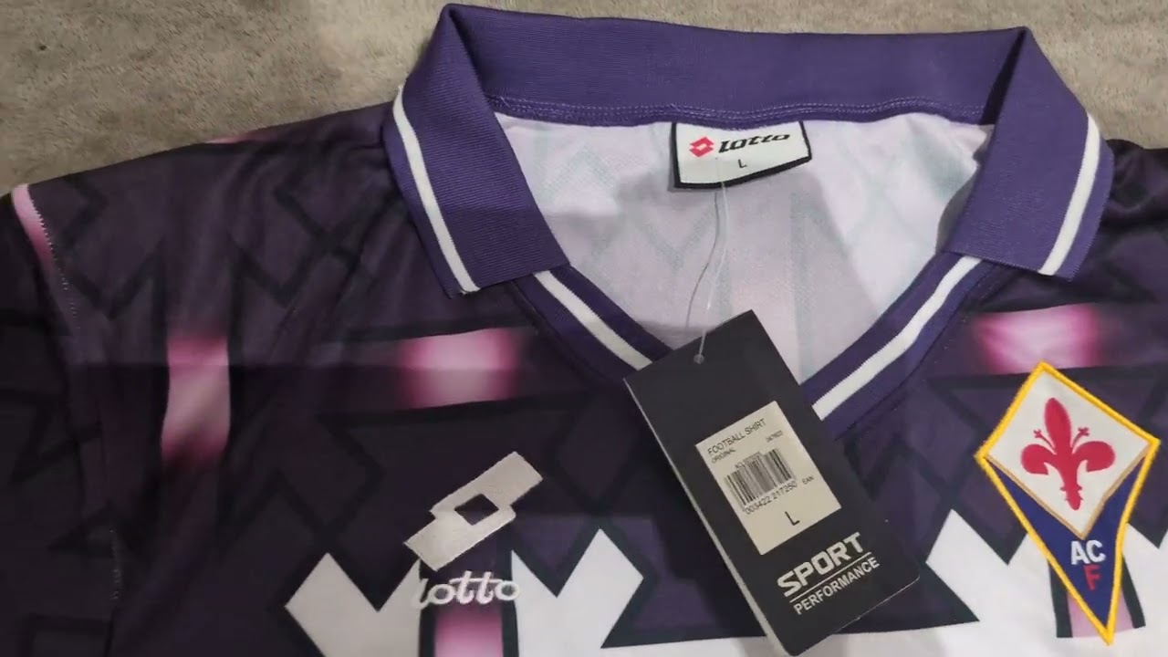 Unboxing y review Camiseta Fiorentina visitante 92/93 de PRO JERSEY SHOP