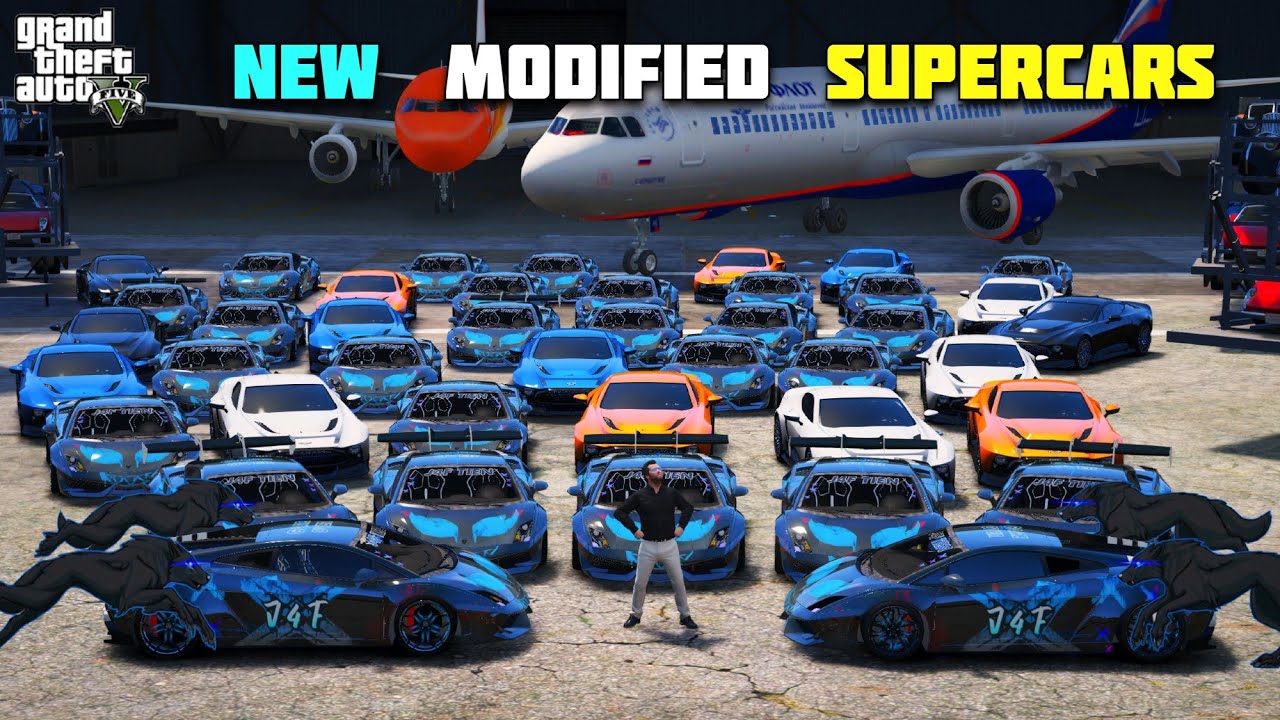 GTA 5 : MCHAEL PURCHASED NEW MODIFIED SUPERCARS || BB GAMING