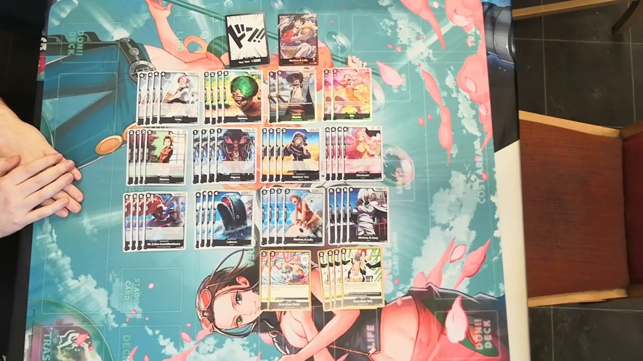 Luffy Navy Starter Deck ST08 - One Piece TCG Unboxing and Review with Za Grand Cat