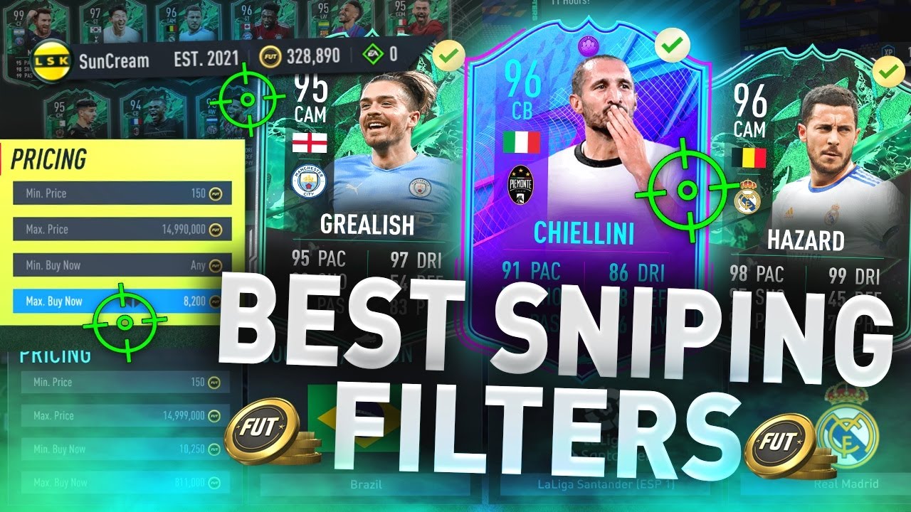 Make BANK with these Sniping Filters 😍 (FIFA 22 BEST SNIPING FILTERS TO MAKE COINS)