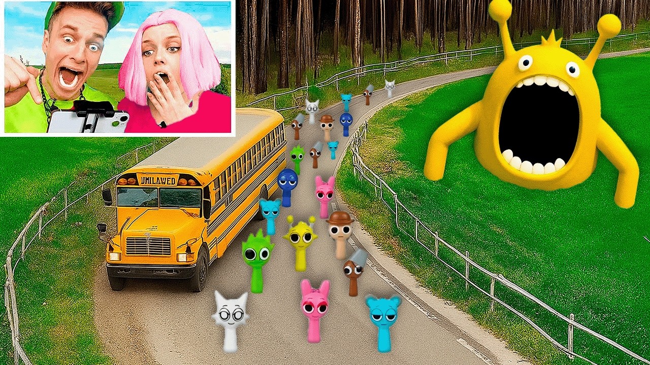24 ЧАСА POPPY PLAYTIME, SPRUNKI и ЛЕГО КОРОБОК!