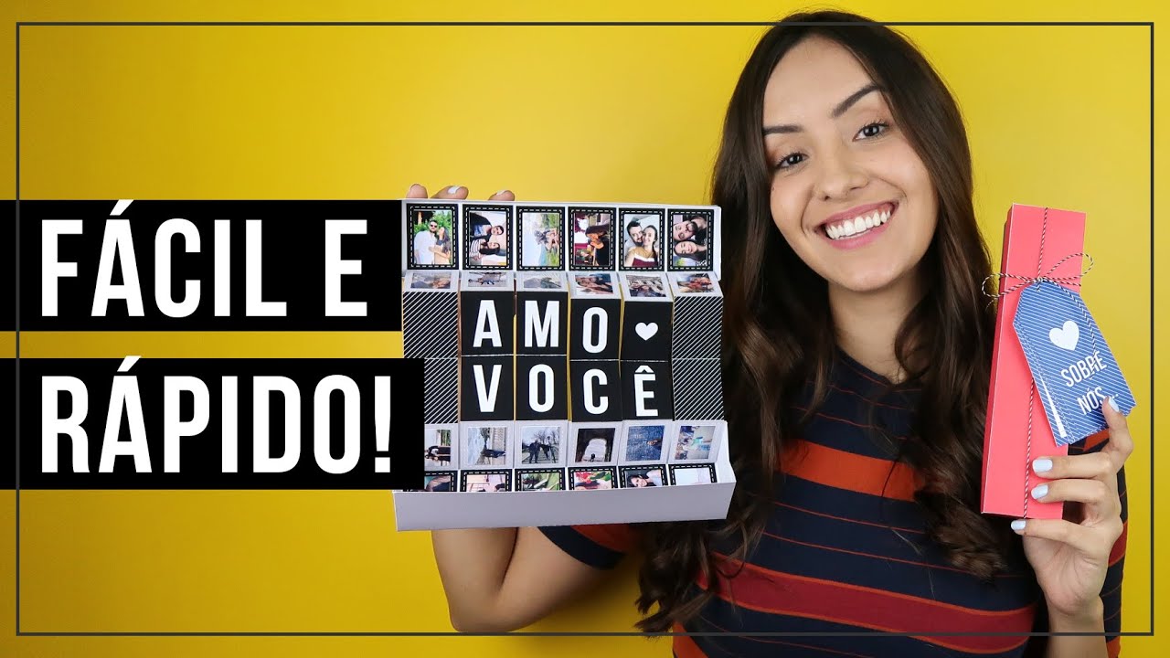 Box de fotos para o Dia dos Namorados (DIY + Moldes)