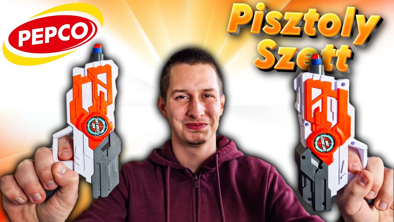PEPCO Dupla Pisztoly Csomag | Extreme Action Super Dart Gun