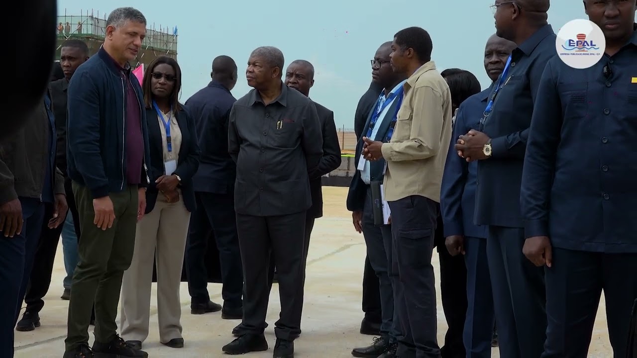 PRESIDENTE VISITA PROJECTOS ESTRUTURANTES DE ABASTECIMENTO DE ÁGUA PARA LUANDA E ICOLO E BENGO