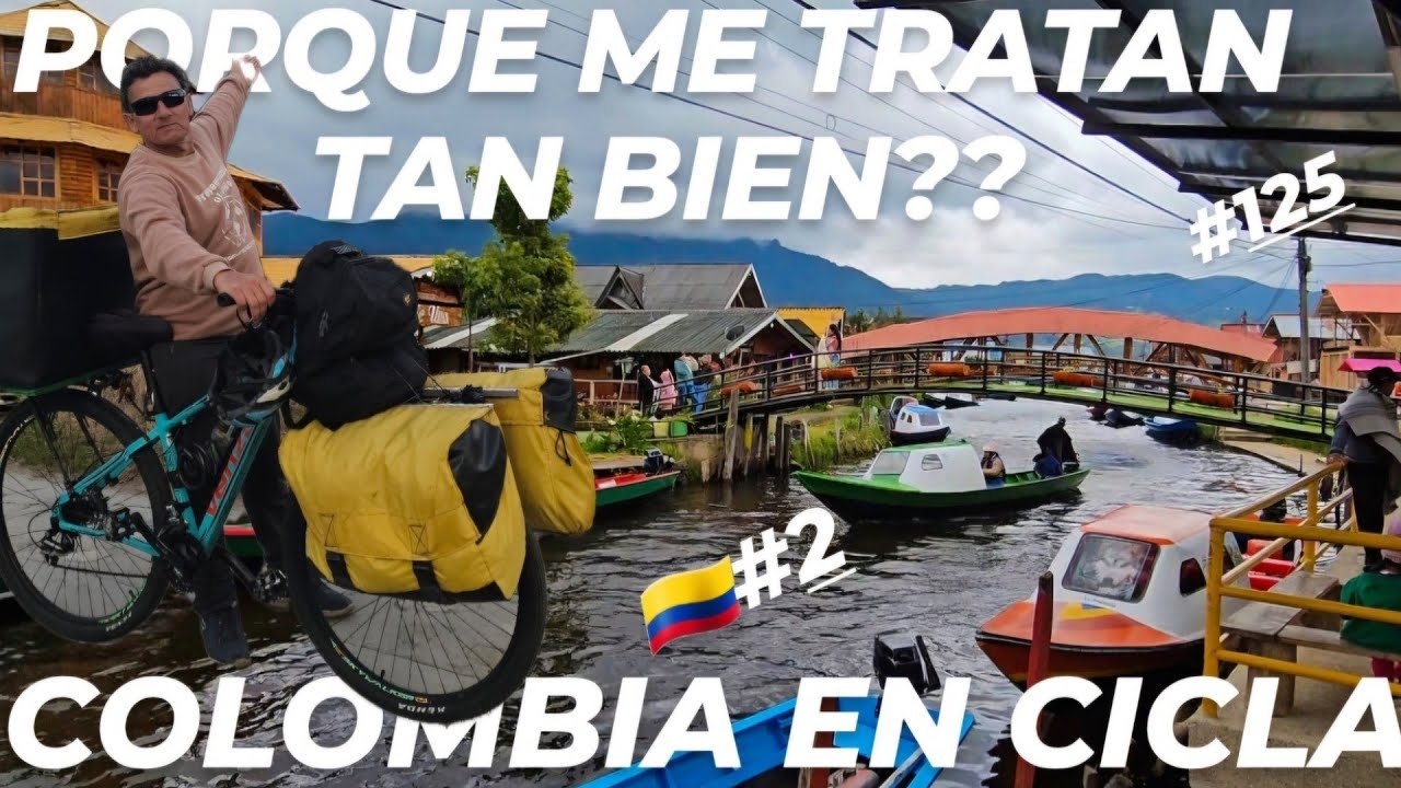 EN BICICLETA 🚲POR COLOMBIA 🇨🇴  PASTO, LAGUNA LA COCHA, VALLE DE SIBUNDOY #vueltaalmundo