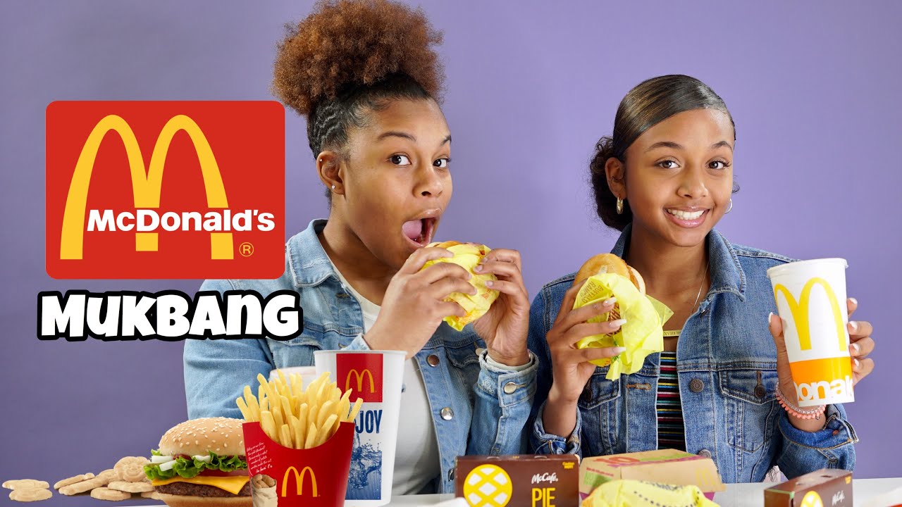 McDonald’s Mukbang w/BFF | Public School vs Private School | LexiVee03