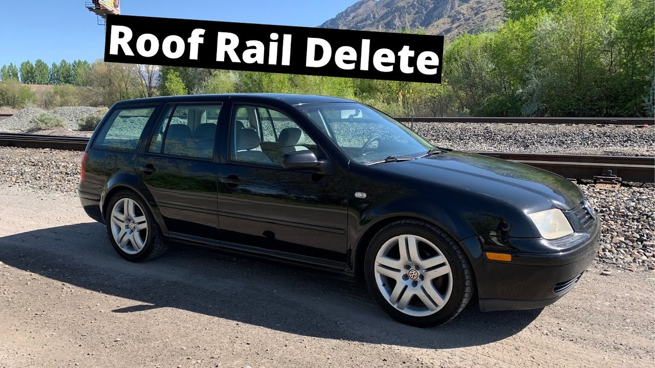 Removing the Factory Roof Rails on my MK4 Jetta Wagon.