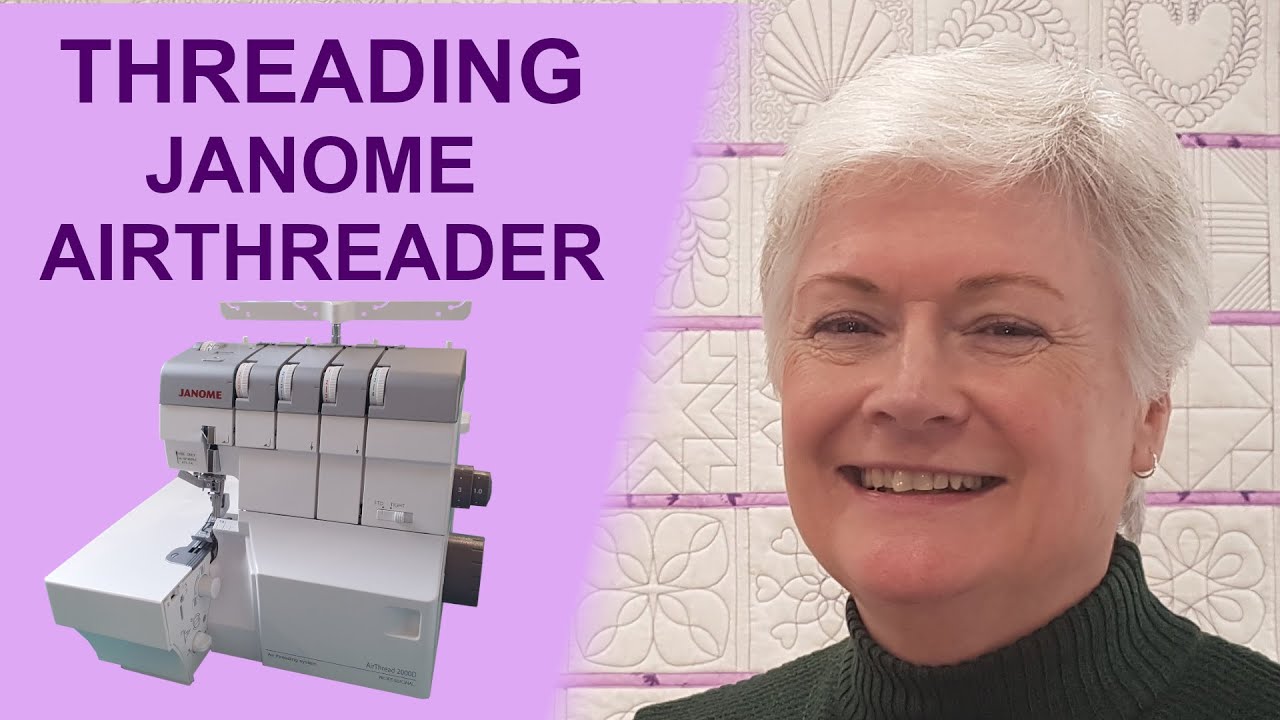 Janome 2000D Airthreader Serger/Overlocker | Threading