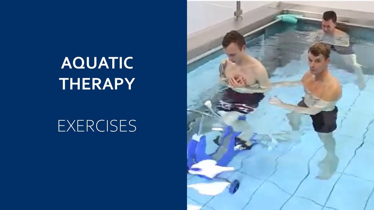 Aquatic therapy exercises with Dr. U Schl&uuml;nz | EWAC Medical