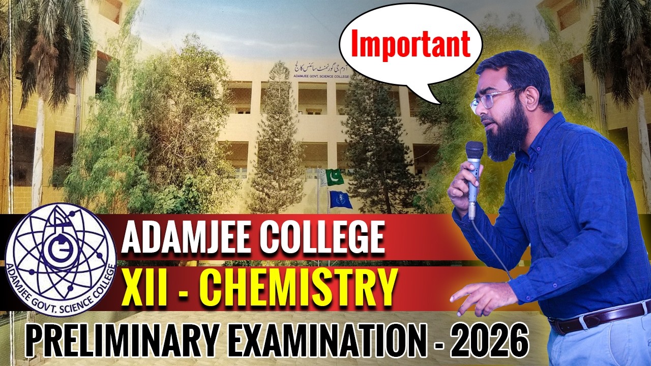 Adamjee Science College (XII-Chemistry-2026-Solved)