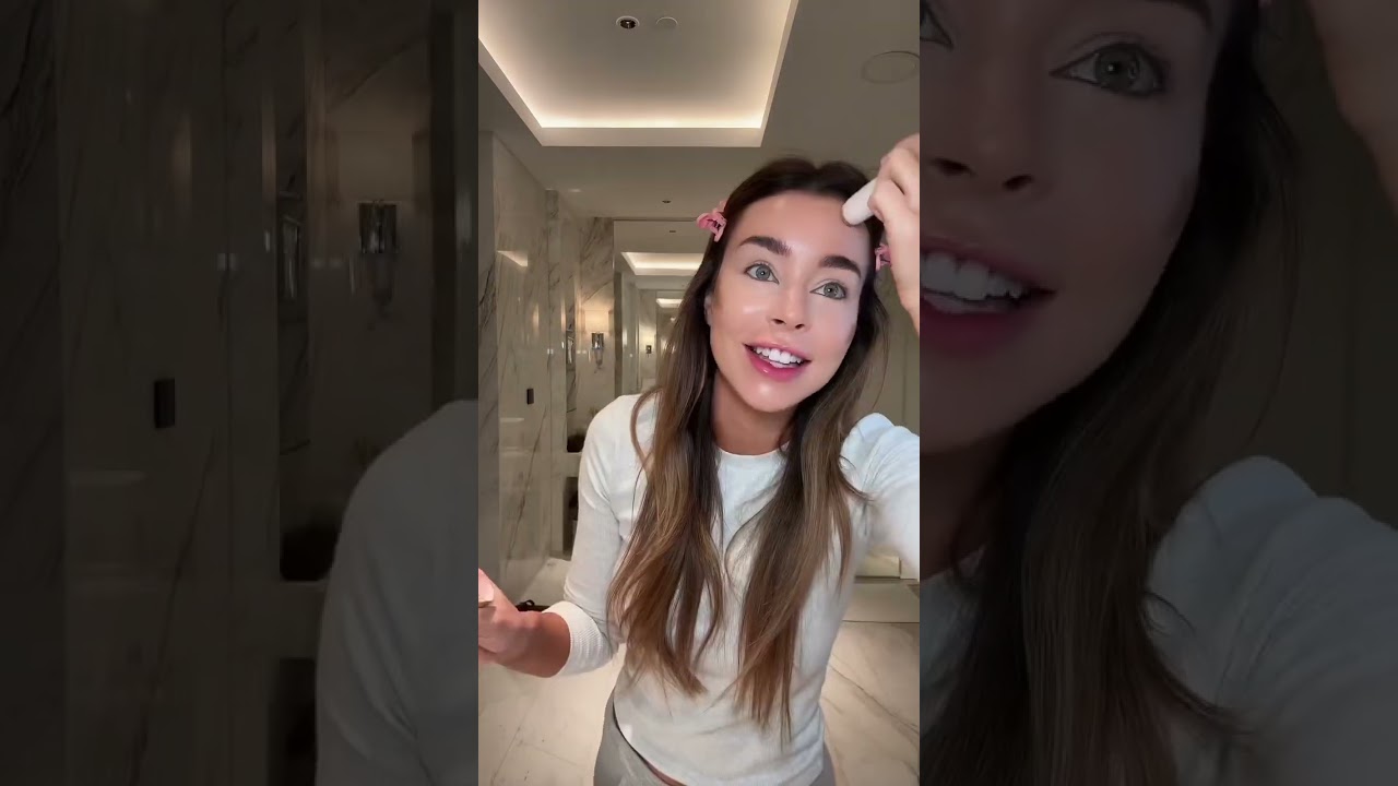 GRWM in Dubai 💋 @Clarins USA #clarinslipoil #clarinspartner
