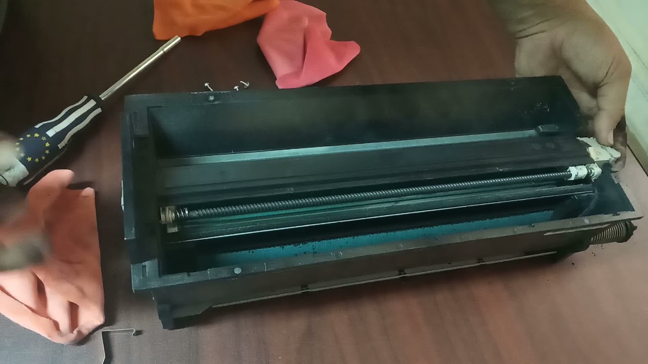 تنظيف شبكة الكارونا العلوية لدرام زيروكس 5775 - 5875