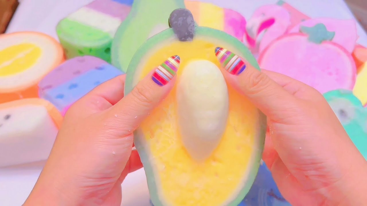 1 Hour Oddly Satisfying Cracking Wax Squishies  for Sleep and Relaxation #asmr #wax #squishy #relax