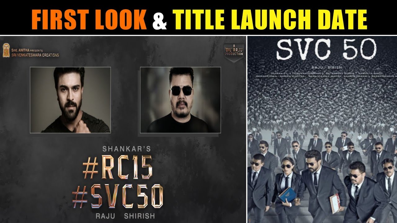 RC15 First Look & Title Launch Release Date | Ram Charan, Kiara Advani | Directed by S.Shankar