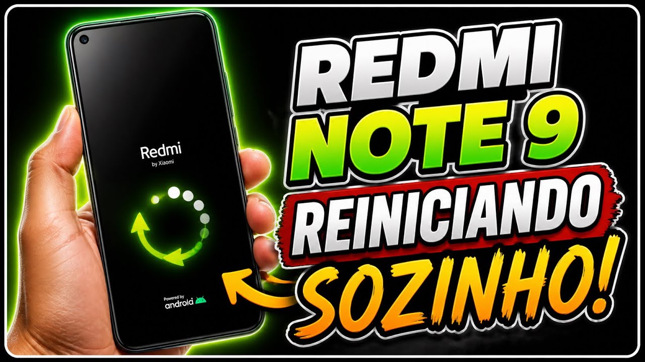 Redmi Note 9 Reiniciando Sozinho Como Resolver  👈