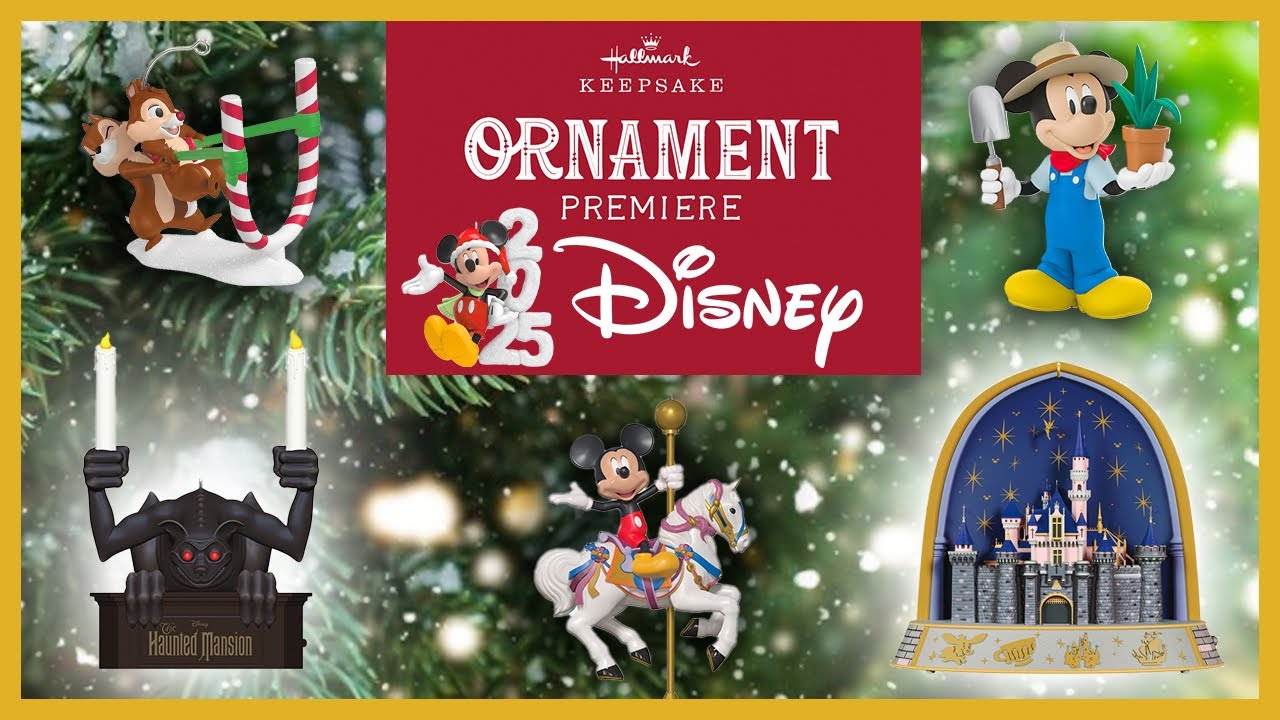 2025 Hallmark Keepsake Ornament Premiere | Miniature and Disney Ornaments