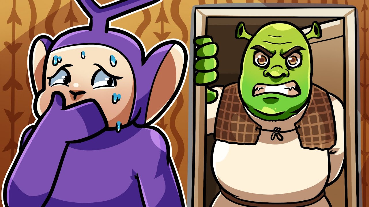 OGRE COMING FOR ME! | Tinky Winky Plays: 5 NIGHTS AT OGRE HOTEL 2