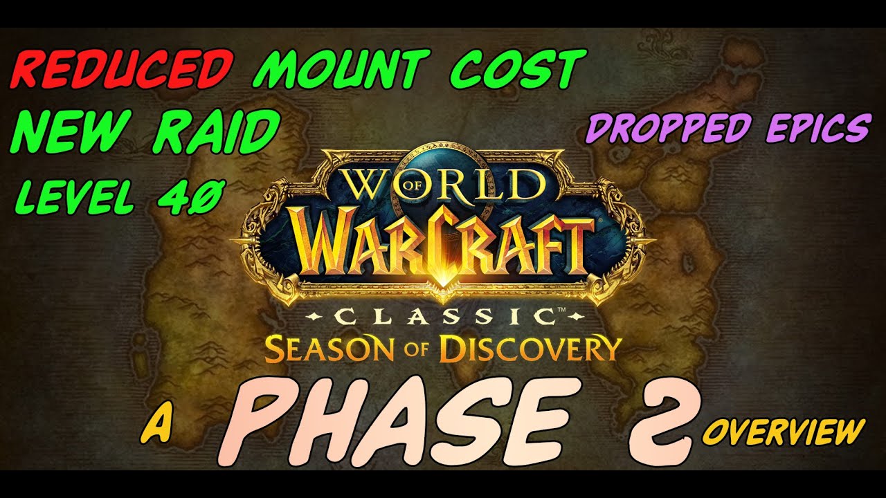 SoD P2 Overview | CHEAPER MOUNT | New Epics | New Raid | Season of Discovery | #classicow  #sod