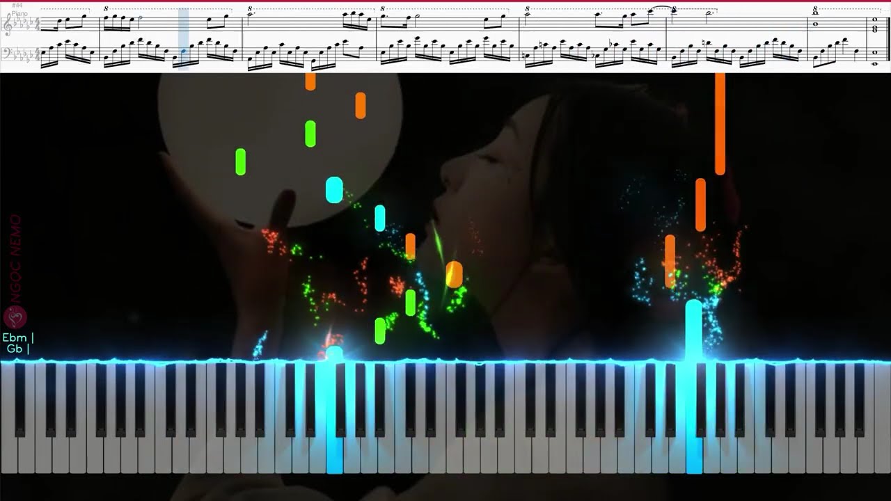 Tay Trái Chỉ Trăng (左手指月) - Hương Mật Tựa Khói Sương OST - Piano Cover