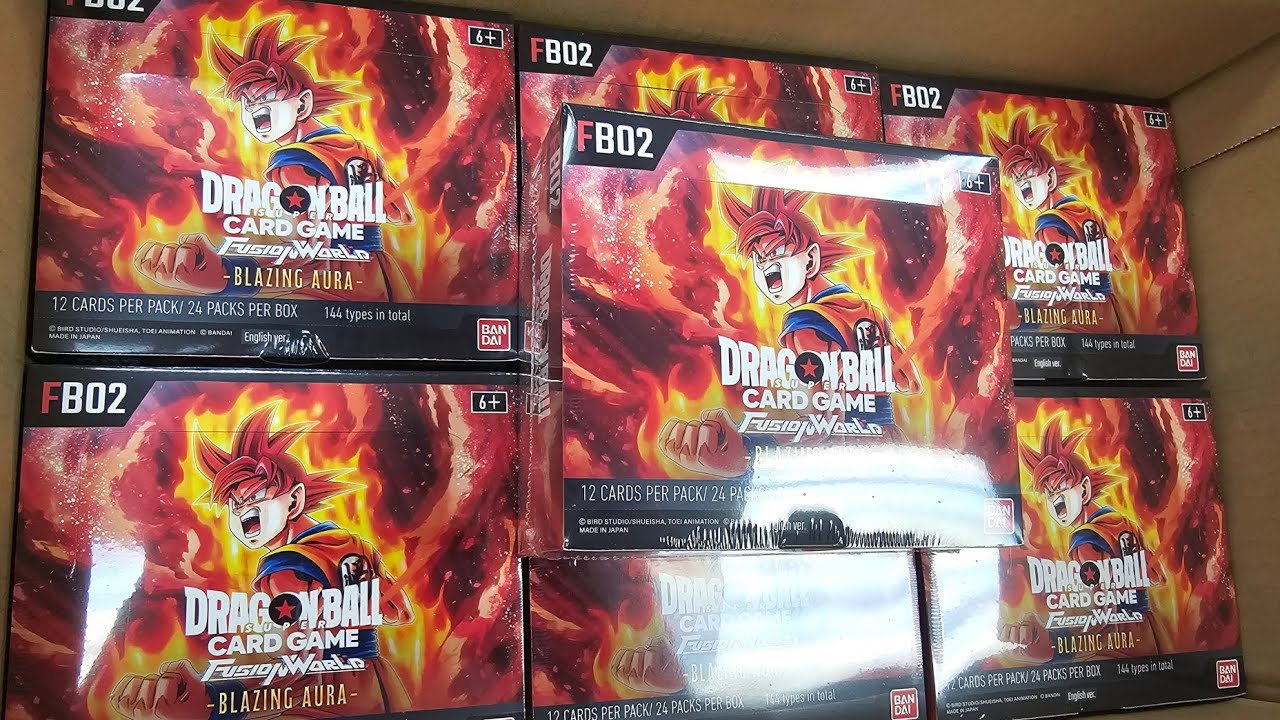 BLAZING AURA UNBOXING DRAGON BALL FUSION WORLD #tcg #dragonballfusions #fusionworld #unboxing