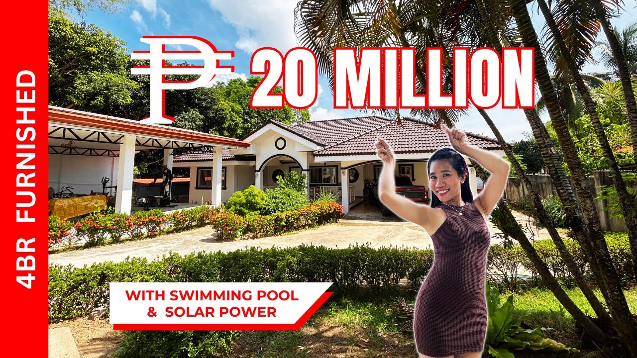 HOUSE TOUR DUMAGUETE 4BR HOME WITH SOLAR POWER & AN INGROUND SWIMMING POOL | P20 MILLION