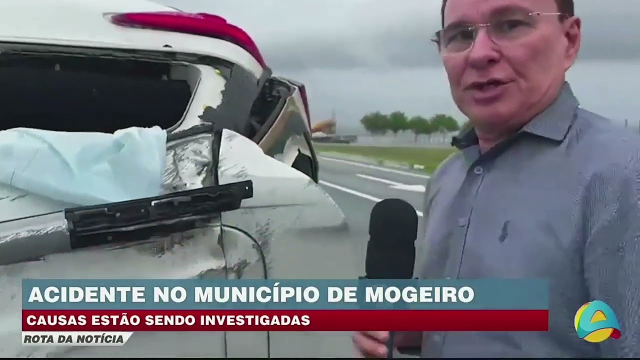 Rota da notícia - Autoridades investigam causas de acidente em Mogeiro
