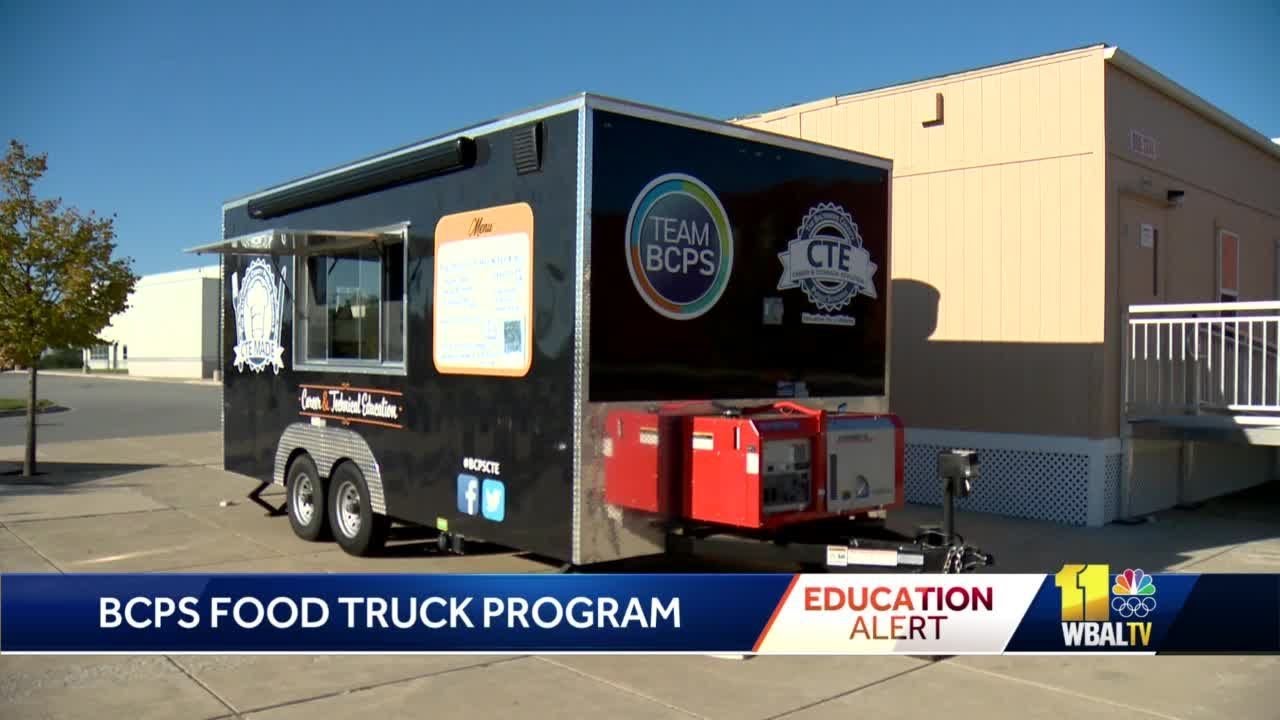 Baltimore County students learn career skills with food truck