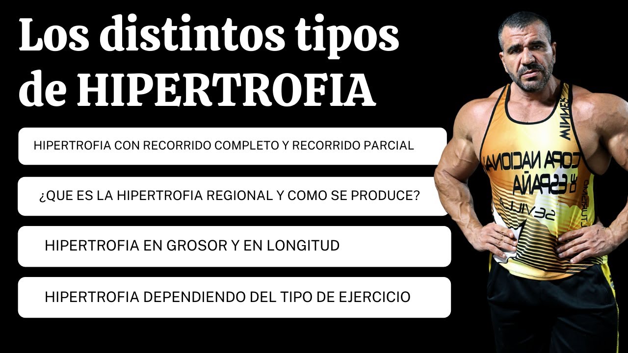 HIPERTROFIA MUSCULAR - CÓMO SE PRODUCE y los distintos tipos de hipertrofia