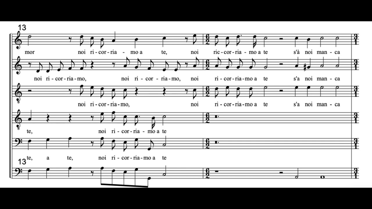 Gli amanti falliti (B. Strozzi) Score Animation