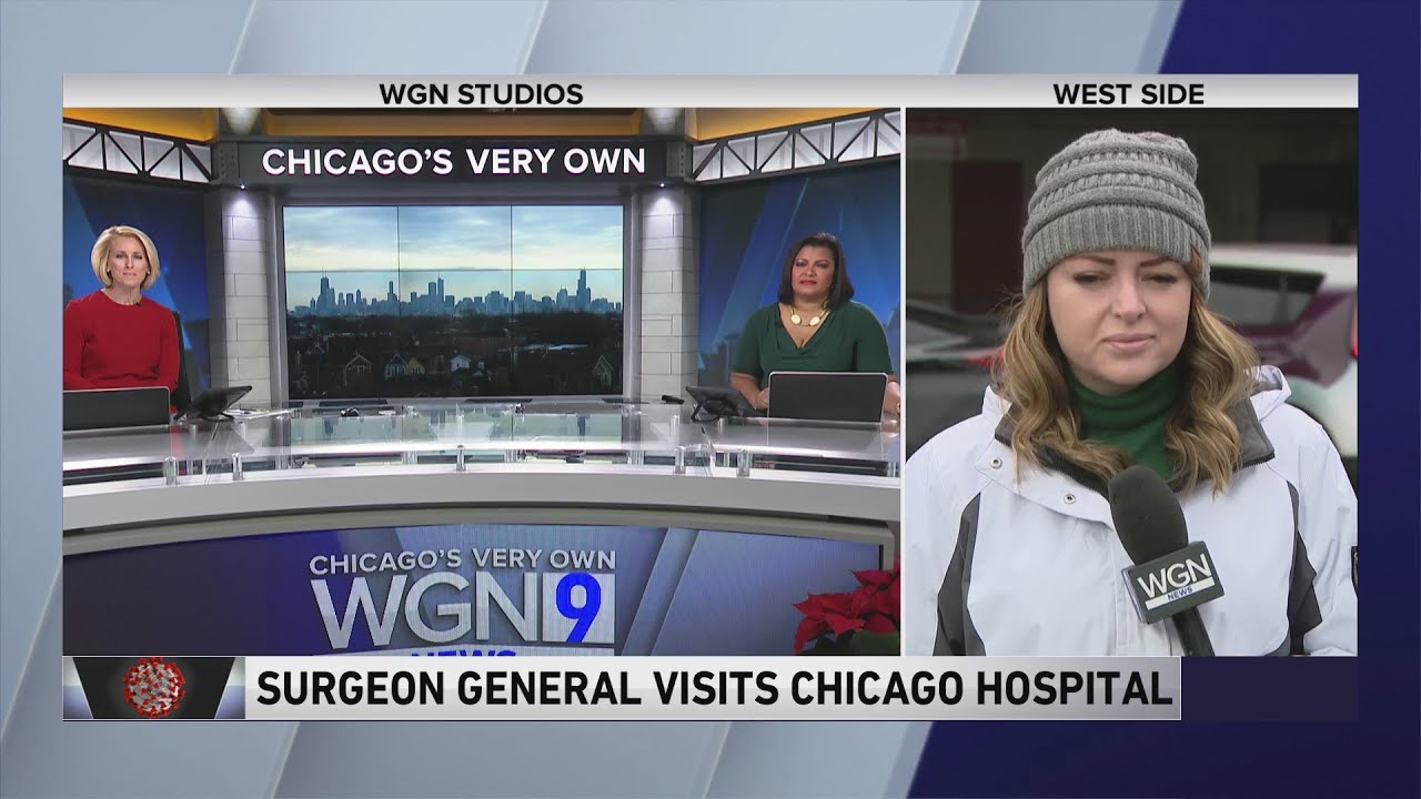 US surgeon general visits Chicago hospital to learn about vaccination efforts in city