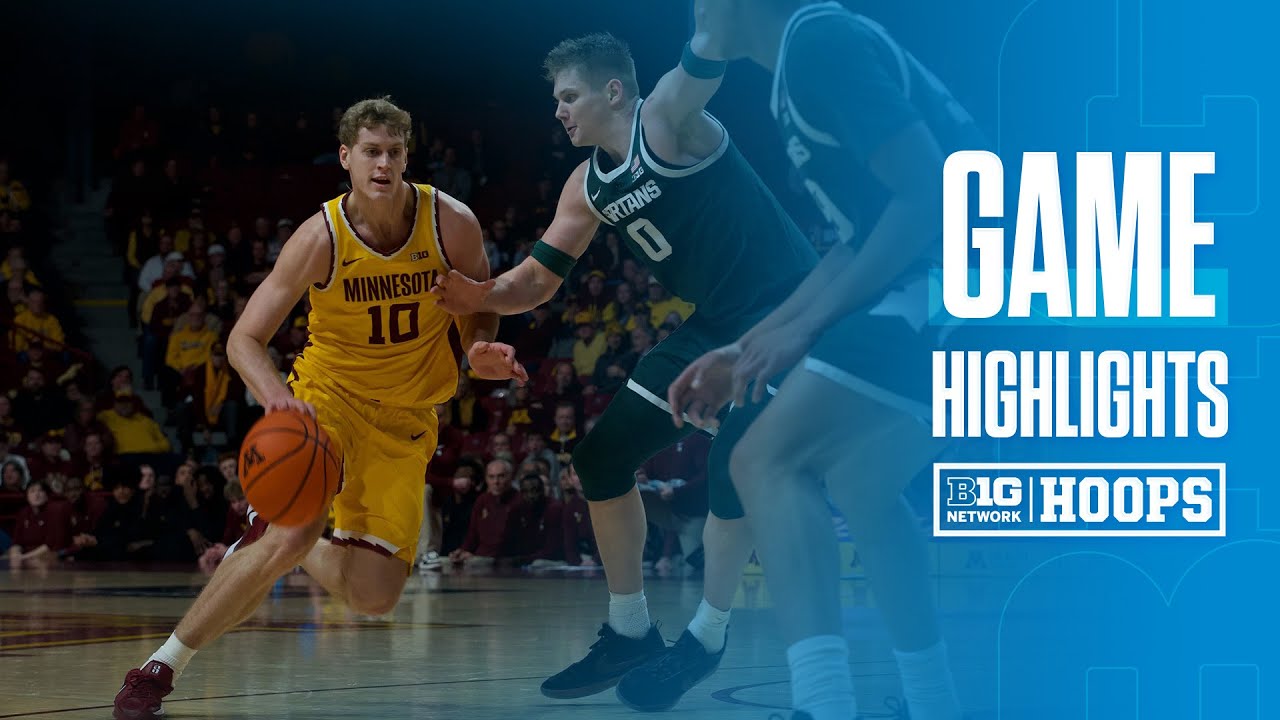 Michigan State at Minnesota | HIGHLIGHTS | Big Ten Basketball | 02/04/2026
